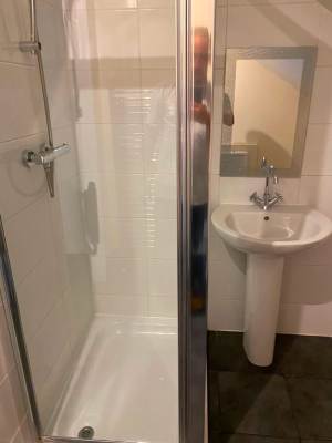Bathroom stripped back ready for a full refit in Rochester