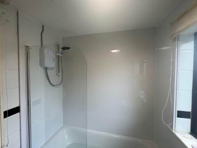 Finished bathroom refurbishment ready for handover in Rochester