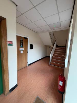 Feature wall painted in a refurbished Rochester room
