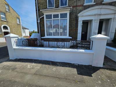 Interior painting and decorating completed on a Rochester property