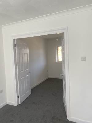 Doors and frames repainted during a property refresh in Kent