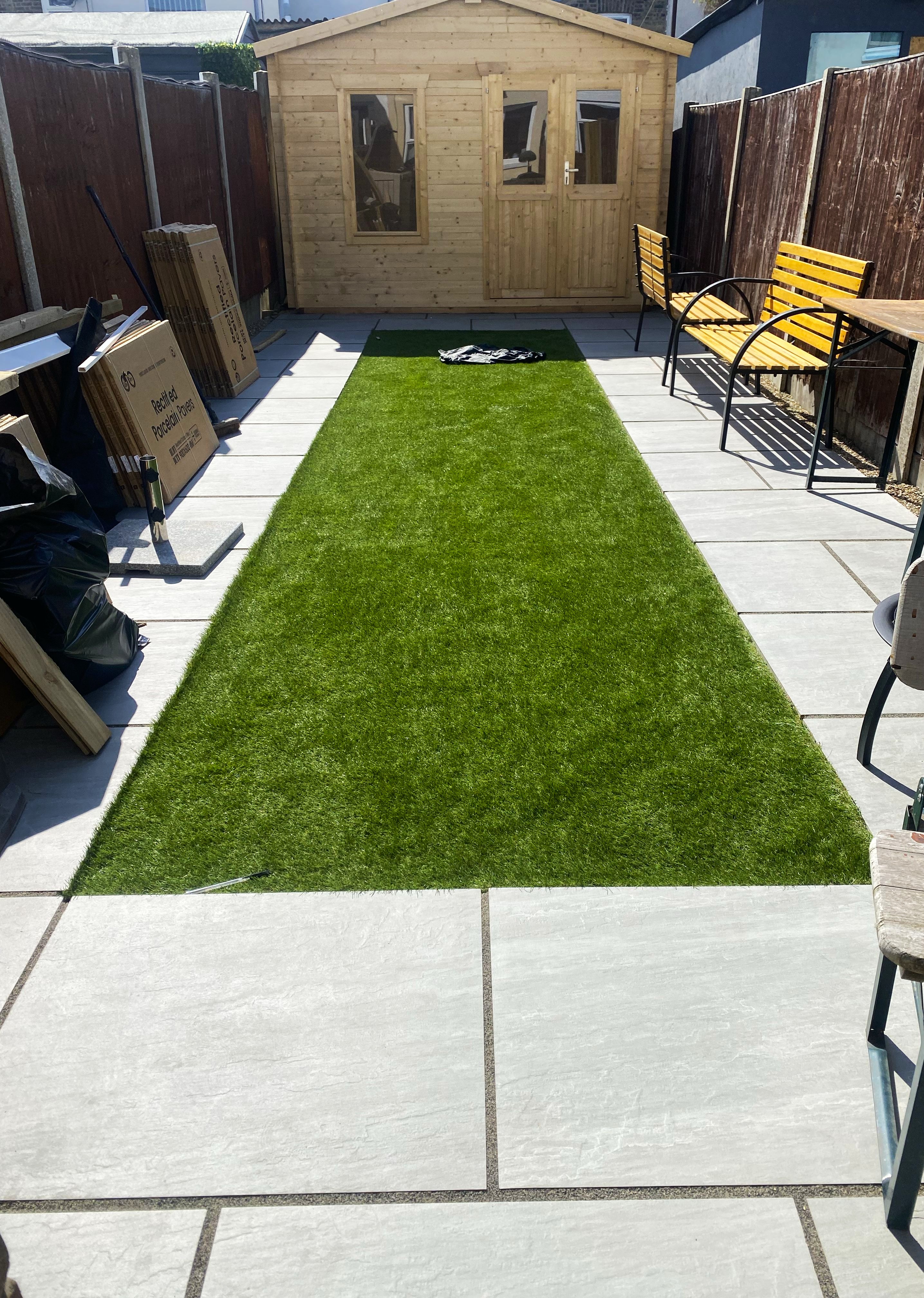 Garden and outdoor work including patio laying and fencing in Rochester